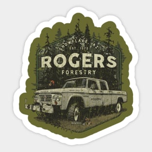 Rogers Forestry Co. Sticker